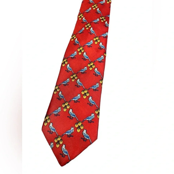 V&A Victor & Albert Museum Red Tie - Picture 2 of 5